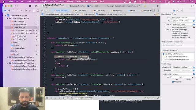 Expandable Table View in iOS | swift 5 | swift 5.5 & 5.6 | xcode 13,14 and upto latest xcode 2022 смотреть онлайн