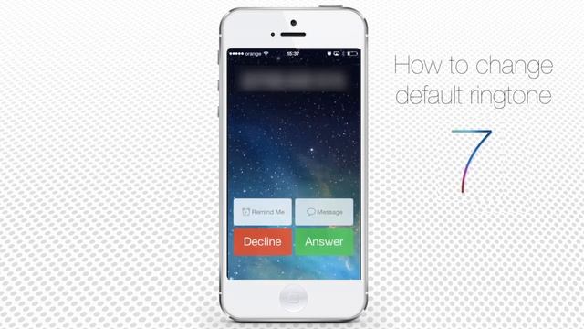 How to Change Default Ringtone on iPhone смотреть онлайн