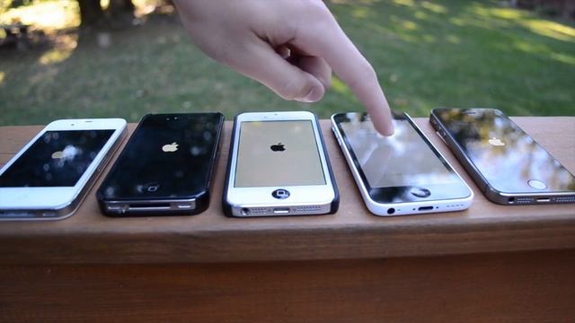 iPhone 5s vs iPhone 5c vs iPhone 5 vs iPhone 4S vs iPhone 4 Speed Test Comparison! смотреть онлайн