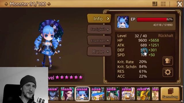 Occult girl - Anavel Runen + Arena || Summoners war [German/Deutsch iOS Android APP] смотреть онлайн