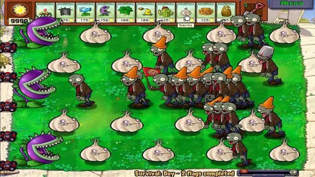 Plants vs Zombies 3 Chomper vs All Zombies смотреть онлайн