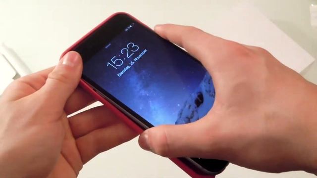 iPhone 6 Plus Leder Hülle in Product red, Unboxing+Overview смотреть онлайн