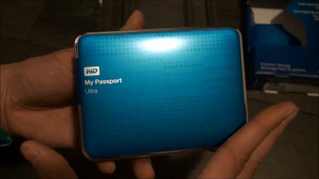Unboxing WD My Passport Ultra 2TB External Hard Drive (Blue Version) смотреть онлайн