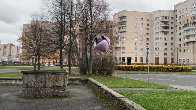 Сделал Дабл корк и полтора винта в задку на улице .Паркур влог смотреть онлайн