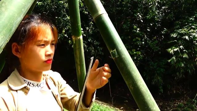 Соло Бушкрафт, Построить бревенчатый домик, Из бамбука и листьев, Укрытие в одиночестве