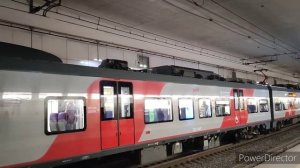 отправление поезда ( Ласточка) со станции площадь Гагарина #ласточка #мцк