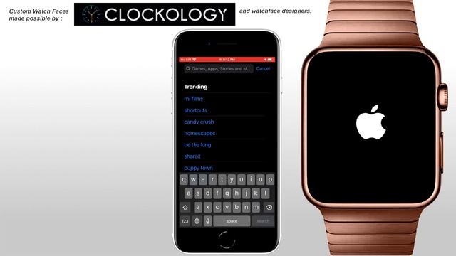 HOW TO INSTALL CUSTOM WATCH FACE ON APPLE WATCH | DIY | TECH смотреть онлайн