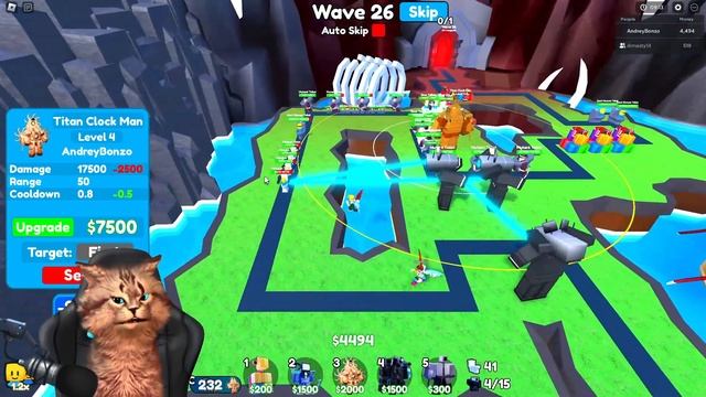 НОВЫЙ CLOCKMAN TITAN в Toilet Tower Defense