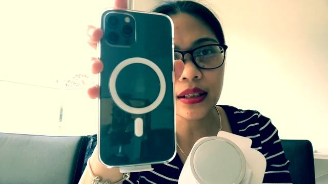 MAGSAFE CHARGER UNBOXING!! IPHONE 12 PRO ACCESSORY! ||Pink Gaey смотреть онлайн