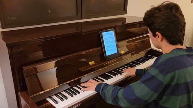 Nima Ahadi playing "Until the last moment" by Yanni on Piano смотреть онлайн