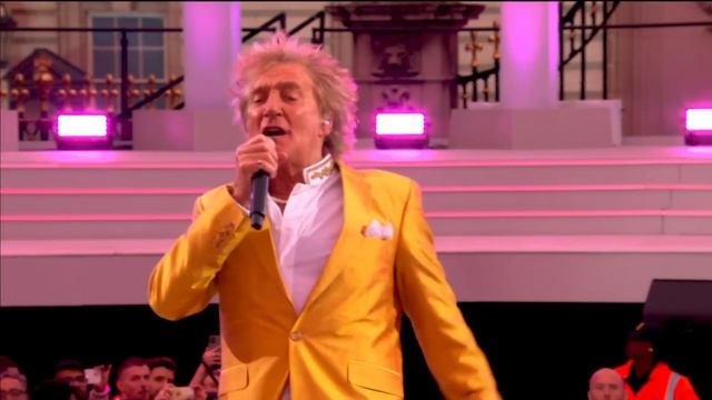 Rod Stewart - Baby Jane - Sweet Caroline - Live at The Platinum Party at the Palace смотреть онлайн