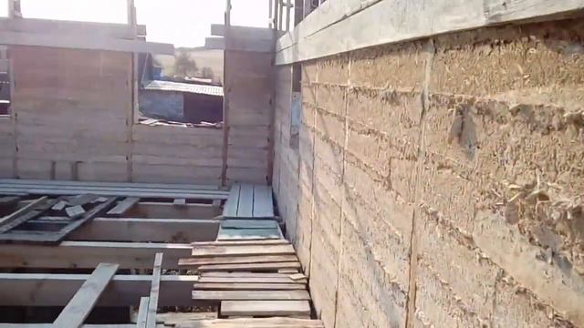 Дом из арболита Завершение второго этажа смотреть онлайн
