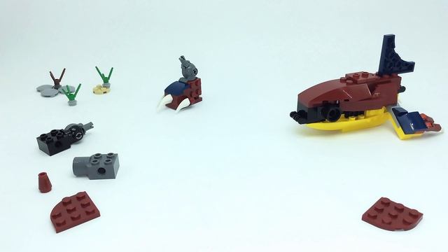 Lego Godzilla Monster MOC - LEGO CREATOR 31102 alternative build instructions Part 18 смотреть онлайн