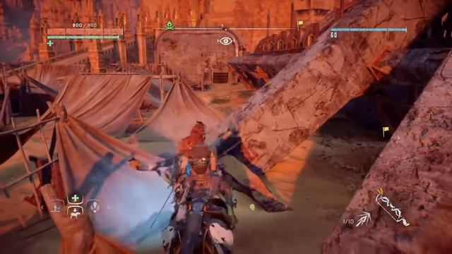 Horizon Zero Dawn ( how to enter the arena ) Как попасть на арену ч1 смотреть онлайн
