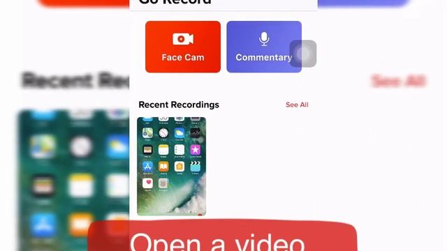 Go Record Screen Recording For IPhone, How To Use Screen Recording App | Watch Video | Anas Kooriya