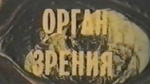 Документальный научно-обучающий фильм – Орган зрения (из архива кафедры гистологии  КМИ)