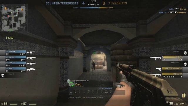 CS:GO -3 AK-47 ONLY HS SICK HIGHLIGHT IN MM смотреть онлайн