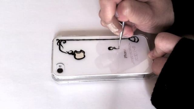 DIY : speed ink drawing on phone case | Kissing Under the Light смотреть онлайн