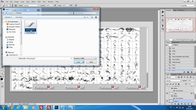 Photoshop'a Fırça/Brushes Ekleme смотреть онлайн