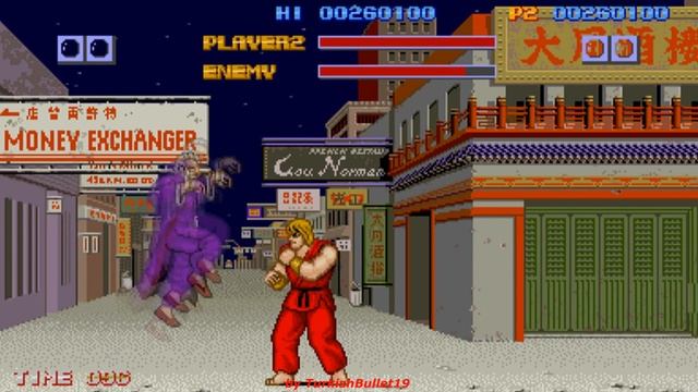 Street Fighter (Japan) (Arcade) - (Longplay - Ken Masters | Very Difficult Difficulty) смотреть онлайн