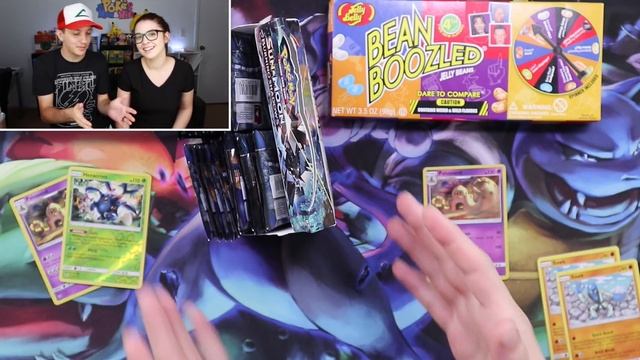 BEAN BOOZLED SMOOTHIE?! Man vs Wife Monday! Burning Shadows Pokemon Pack Battle смотреть онлайн