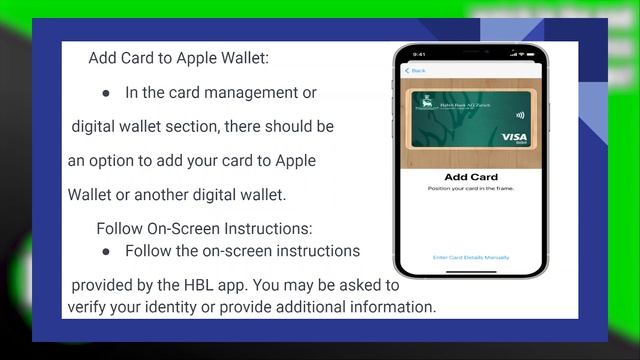 HOW TO ADD HBL CARD WITH APPLE WALLET 2024! (FULL GUIDE) смотреть онлайн