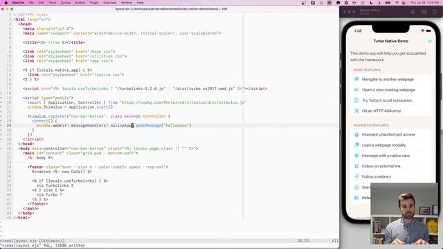 Navigation bar buttons with Turbo Native смотреть онлайн