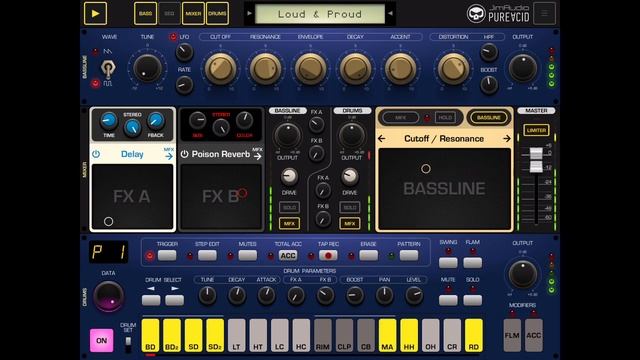 Pure Acid for IOS 🙂Factory Bank Demo. All Factory Presets Pattern Demo💀 смотреть онлайн