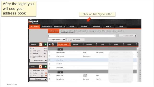 Sync Gmail (Google mail) & iPhone or iPad contacts смотреть онлайн