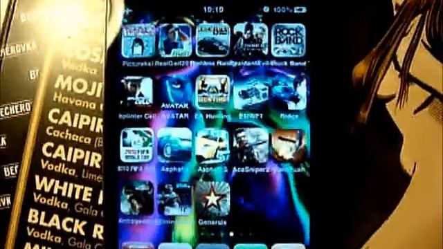 My iPhone 4/32gb (Winterboard,vWallpaper,Cydia,Installous,limera1n,184 apps,free SMS) смотреть онлайн