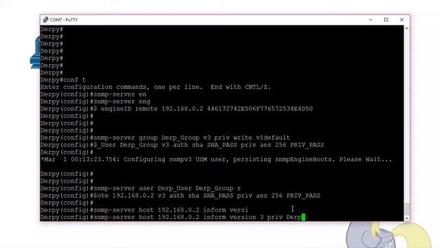 CCNA 200-125: SNMPv3 Informs смотреть онлайн