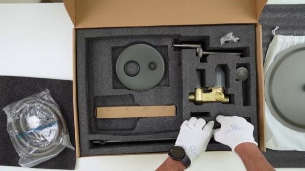 Душевой комплект FILARETE Roun FL1020 (Графит)