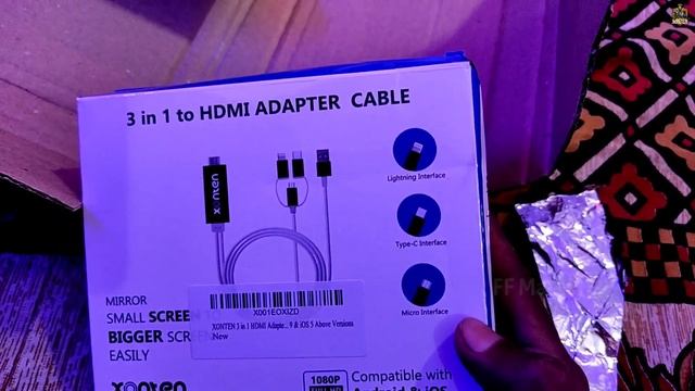 Xonten 3 in 1 HDMI Adapter cable 1080p 60fps // Non MHL Mobile To HDMI смотреть онлайн