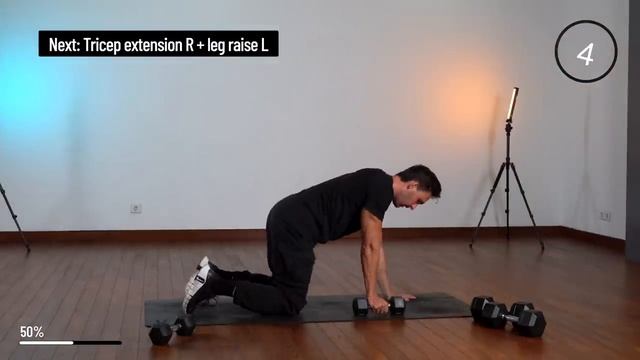 30 MIN FULL BODY DUMBBELL Workout - Strength Training - With Weights, At Home (1) смотреть онлайн