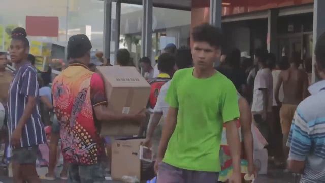 Looting in Papua New Guinea's capital Port Moresby | AFP смотреть онлайн