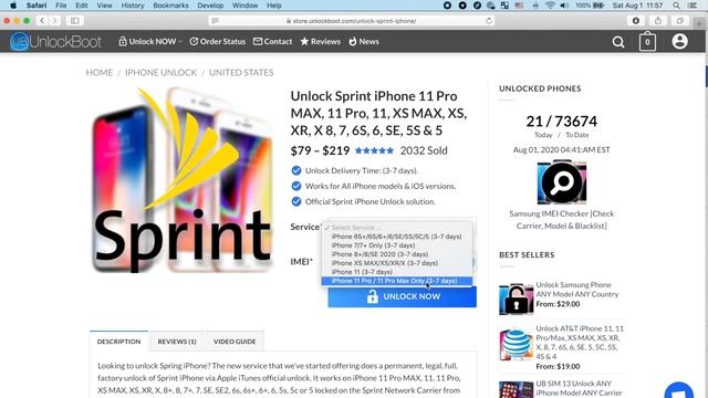 Unlock Sprint iPhone 11, 11 Pro & 11 Pro Max IMEI Permanently for Verizon, ATT, Metro & ANY Carrier смотреть онлайн