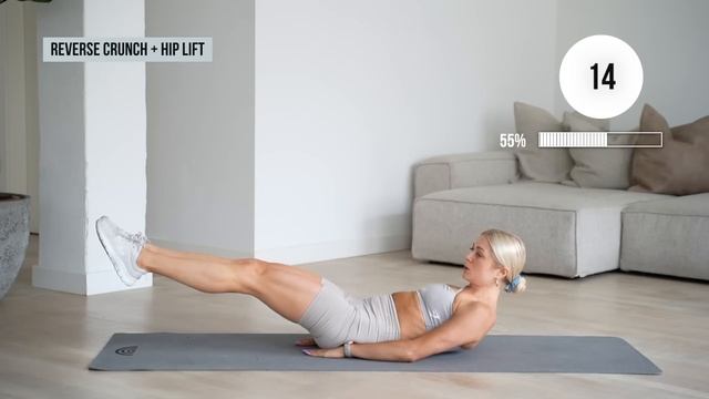 15 MIN INTENSE ABS Workout - No Rest Killer Abs & Core, No Equipment Home Workout with cool music смотреть онлайн