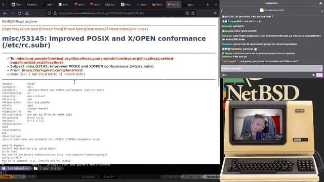 NetBSD From Scratch Episode 2 : Portabilité Chérie смотреть онлайн