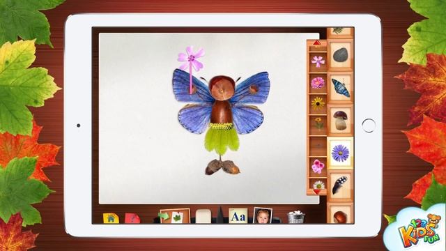 How to make a fairy in 123 Kids Fun Autumn Designer app смотреть онлайн