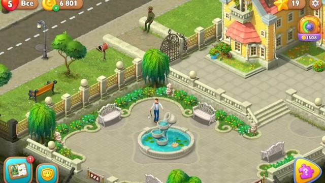Gardenscapes: Жизнь садовника остина. День 1
