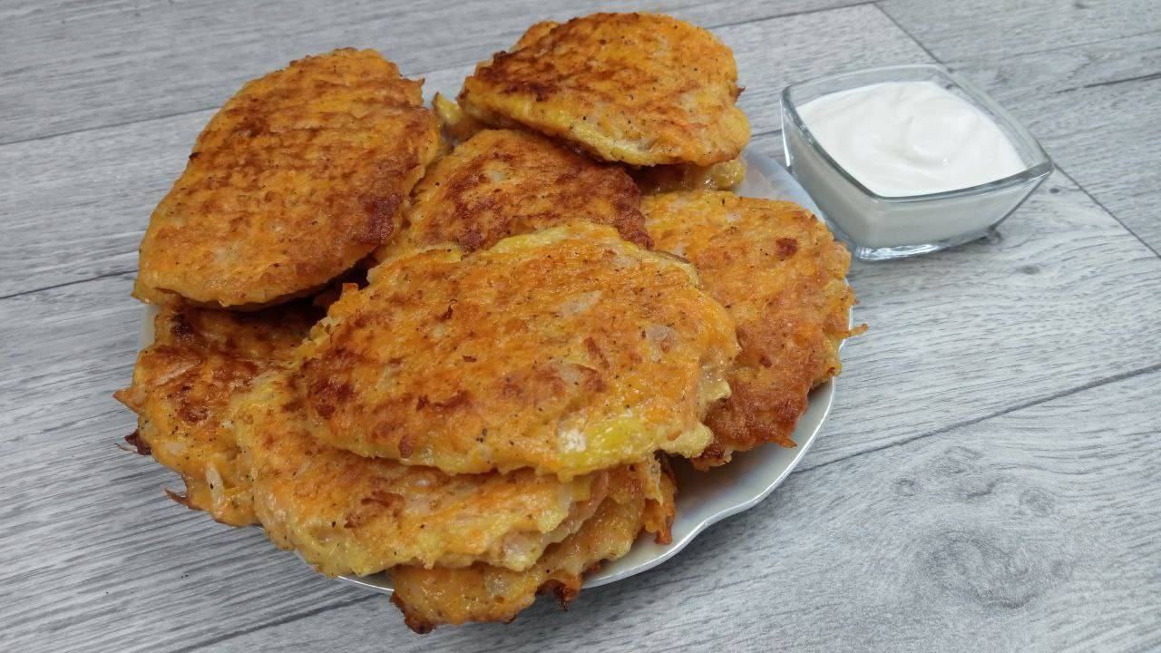 Драники из тыквы — прекрасный рецепт смотреть онлайн