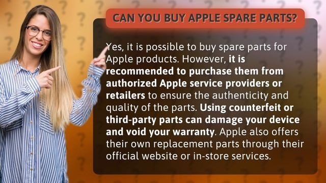 Can you buy Apple spare parts? смотреть онлайн