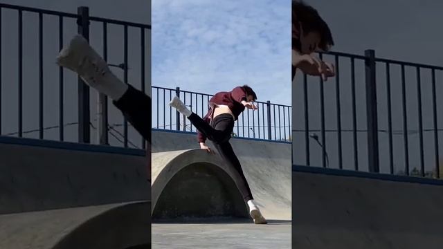 Сальтухи на новой скейт площадке [паркур/фриран] #shorts #freerunning #parkour смотреть онлайн