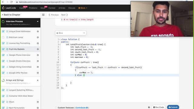 LEETCODE 904: FRUIT INTO BASKETS | CODE | GOOGLE | FACEBOOK | INTERVIEW QUESTION смотреть онлайн