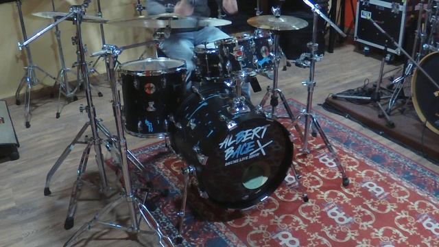 Santafe Drums Compact Custom 18" & Groove Cymbals & CODE Generator Clear (drum tuning test) смотреть онлайн