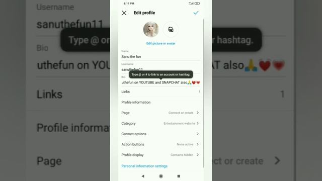 How to change Instagram bio #bhai tera gunda #viral смотреть онлайн