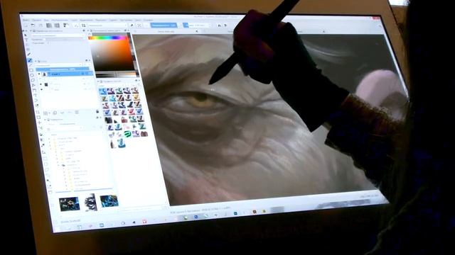 Обзор Yiynova MVP22U и антибликовой пленки (antiglare protective film) смотреть онлайн