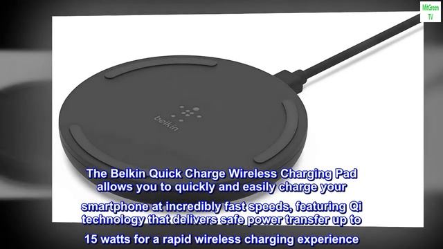 Belkin BoostCharge 15W Fast Wireless Charger Pad, with Included Wall Charger and Cable смотреть онлайн