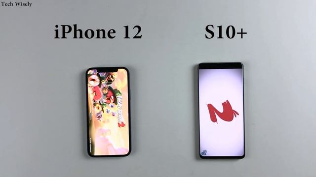 iPhone 12 vs SAMSUNG S10+ : Speed Test + Size Comparison + Ram management смотреть онлайн