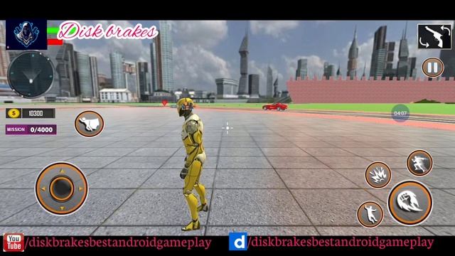 Speed Robot Game | Miami Crime City Battle | Android gameplay смотреть онлайн